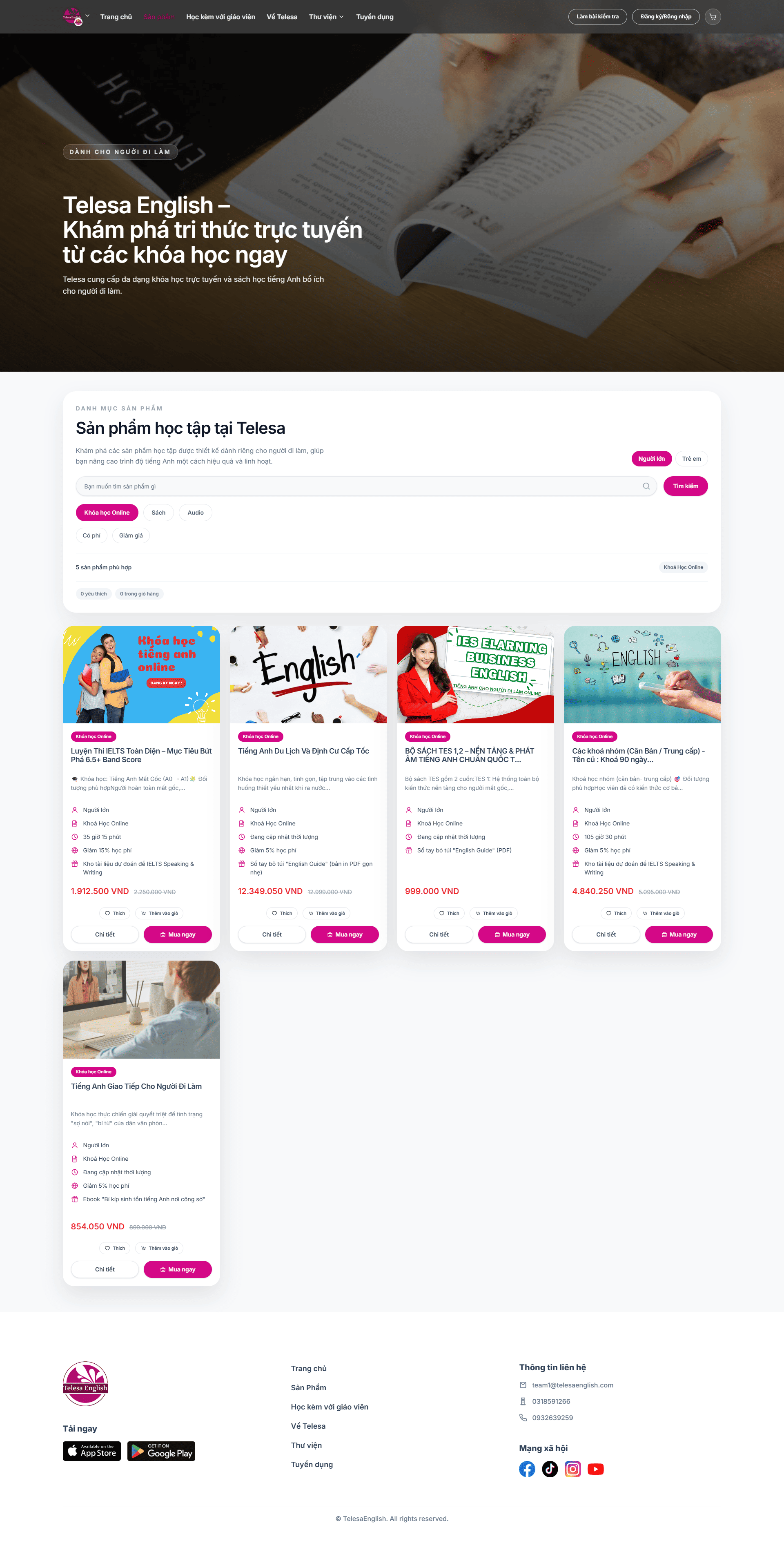 Telesa English — online language learning platform thumbnail 3